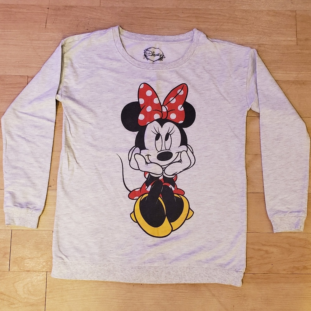 Disney Minnie Mouse Crew Neck Sweater Size Medium